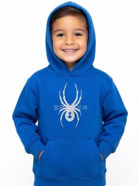 Blue Boys’ Spider Graphic Hoodie